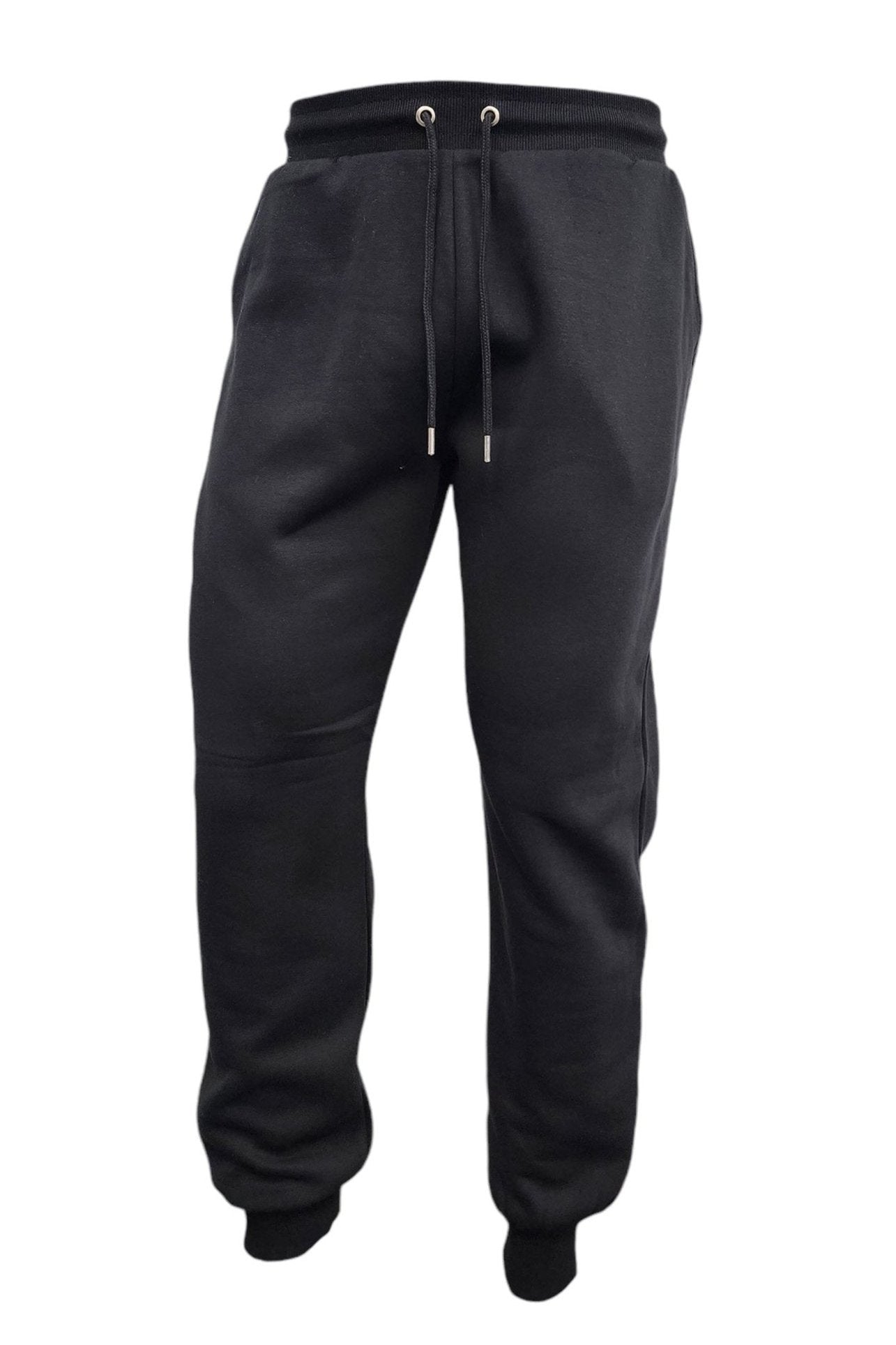 JP55 Black - Unisex Ribbed Jogger Pants