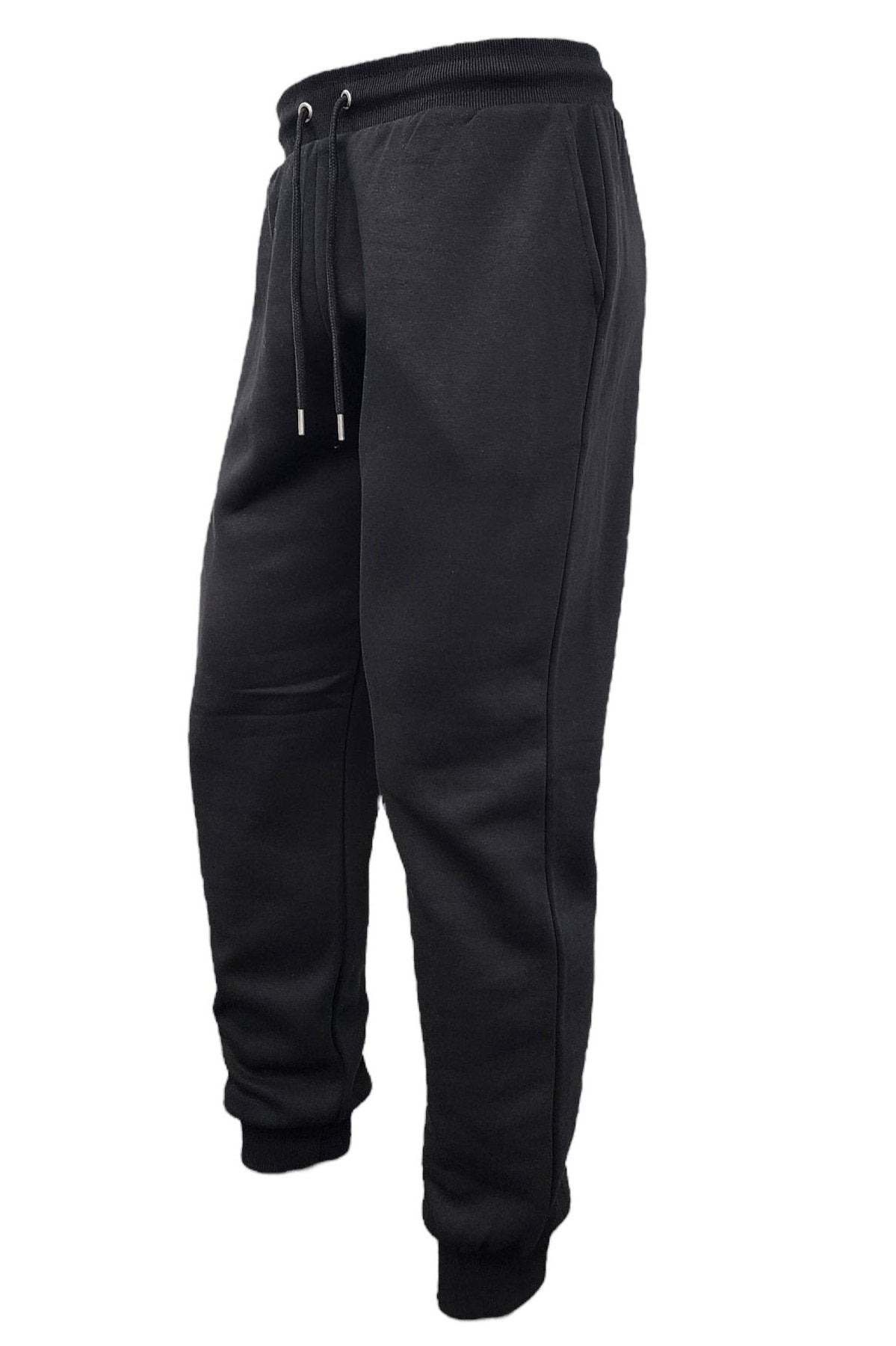 JP55 Black - Unisex Ribbed Jogger Pants