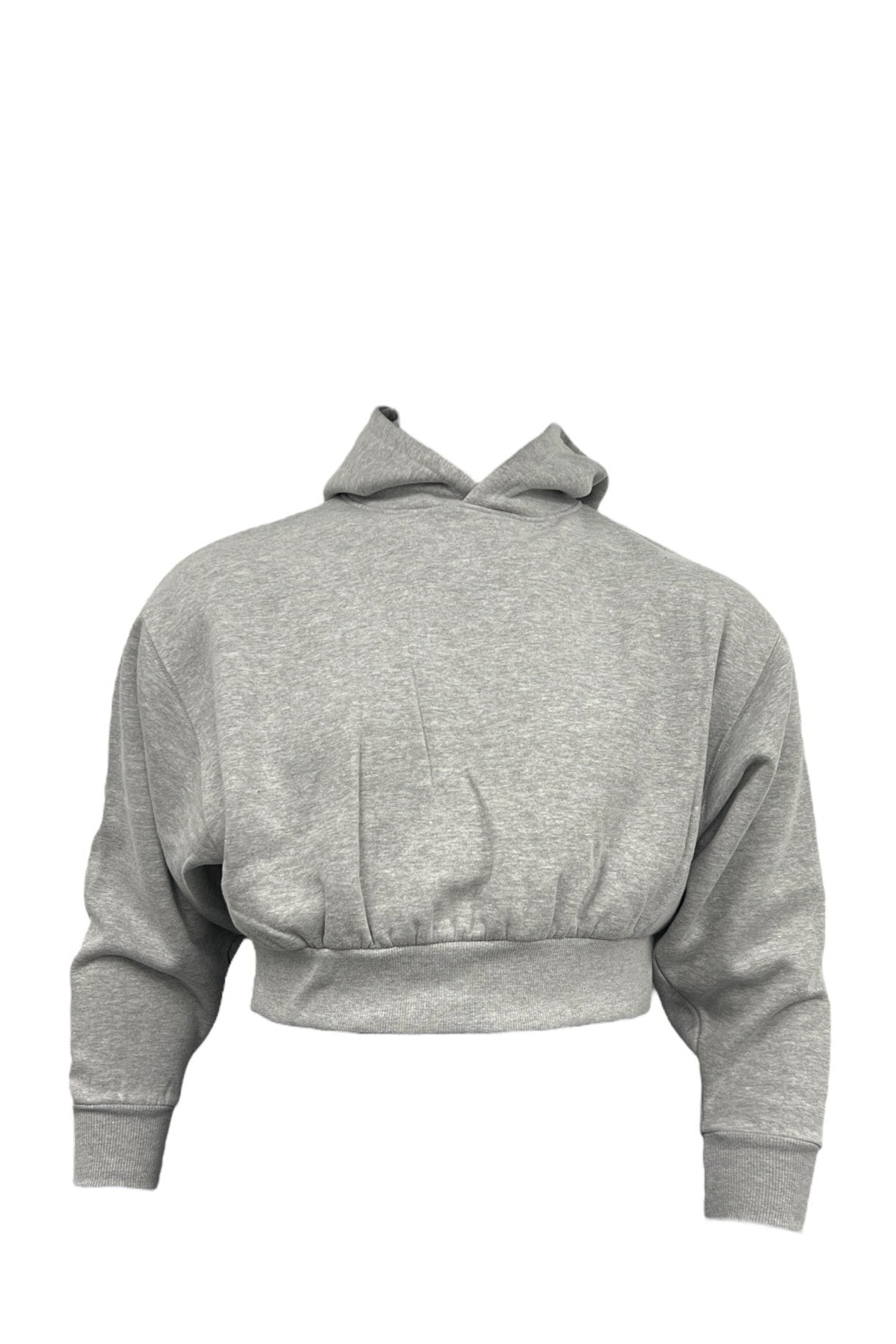 NCH10T Heather Grey - Cropped Hoodie