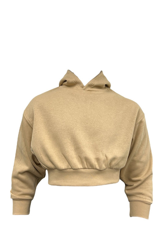 NCH10T Sand - Cropped Hoodie