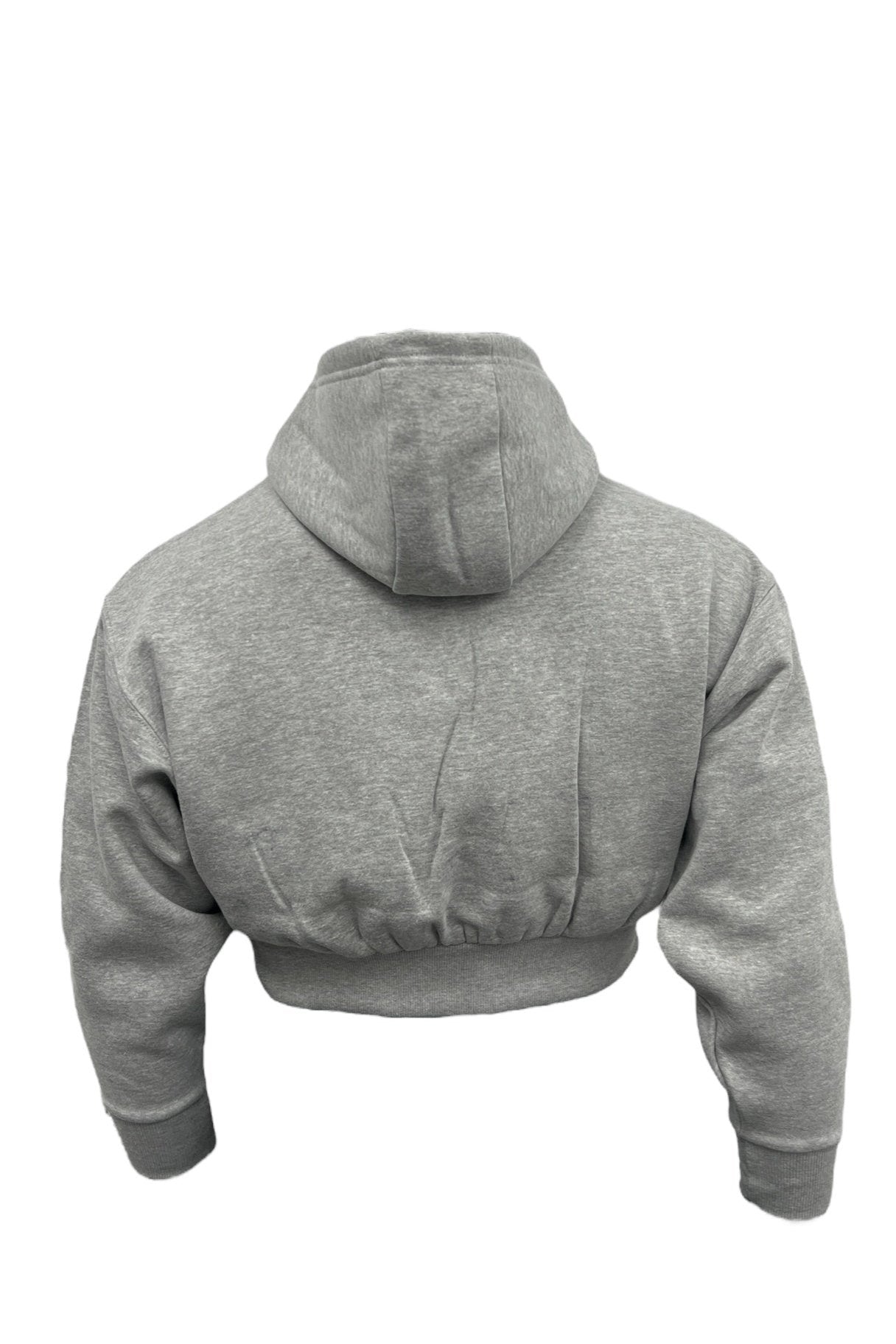 NCH10T Heather Grey - Cropped Hoodie