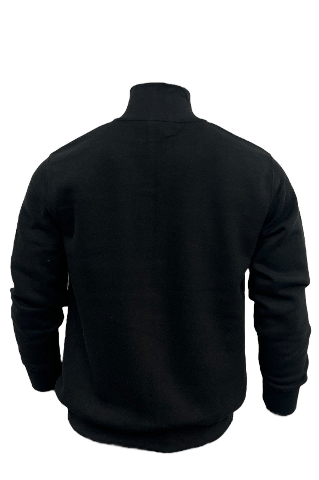 NMN 11 Black -1/4 Zip Mock Neck